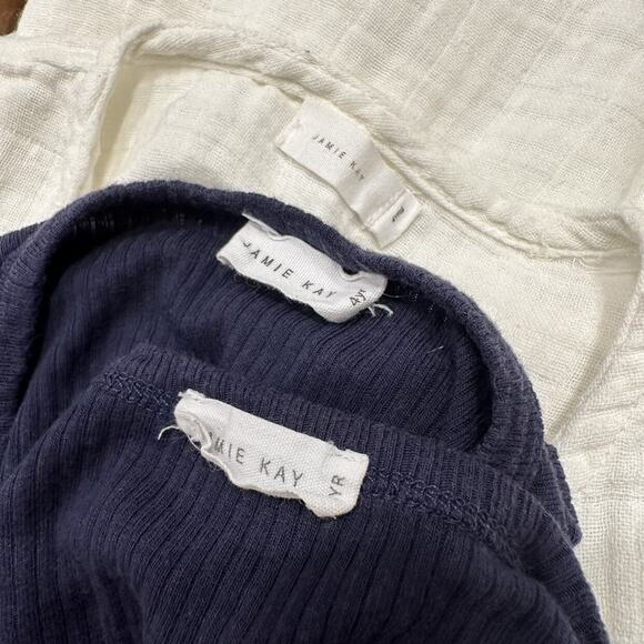 Jamie Kay Navy Blue Ribbed Cardigan Sweater - Picture 5 of 5